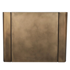 Fobest Custom Brass Range Hood with Aged Brass Finish FSS-333