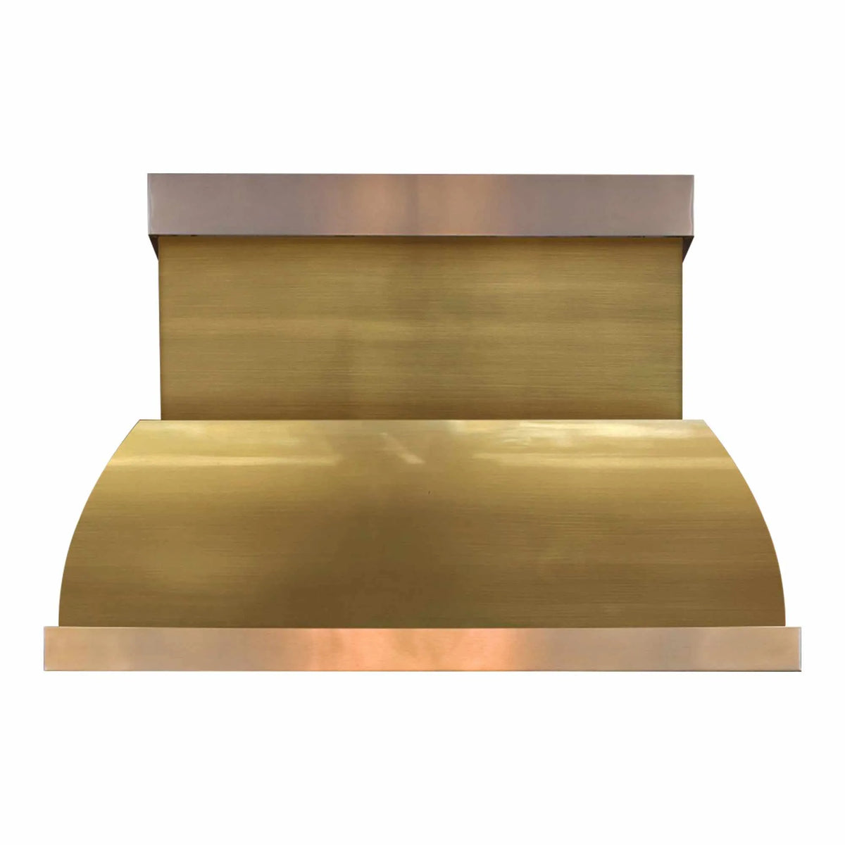 Fobest Custom Brass Range Hood with Stainless Steel Accent FSS-189-Stainless Steel Range Hood-Fobest