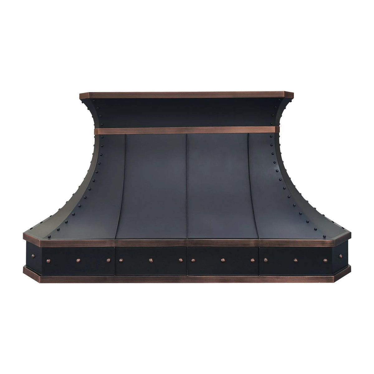 Fobest Custom Copper Kitchen Hood in Oil Rubbed Bronze Finish FCP-286-Copper Range Hood-Fobest