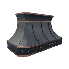 Fobest Custom Copper Kitchen Hood in Oil Rubbed Bronze Finish FCP-286-Copper Range Hood-Fobest