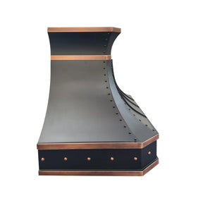 Fobest Custom Copper Kitchen Hood in Oil Rubbed Bronze Finish FCP-286-Copper Range Hood-Fobest