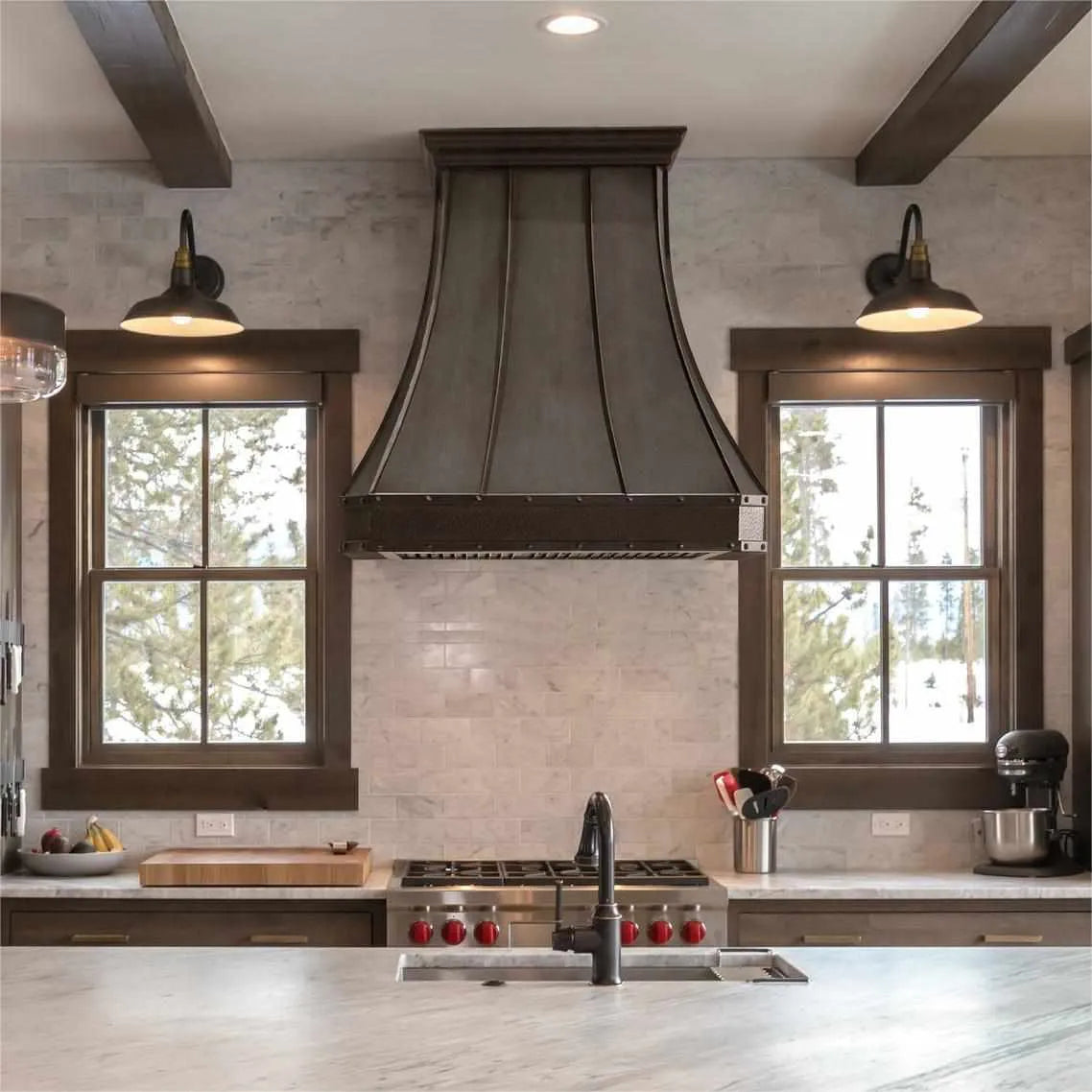 Fobest Custom Copper Metal Hood FCP-126-Copper Range Hood-Fobest