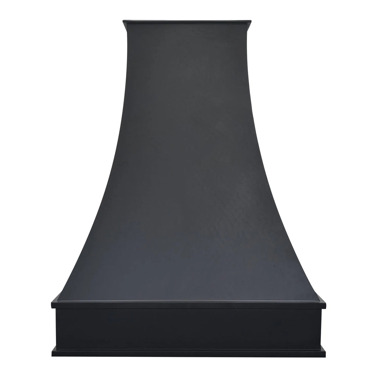 Dark Copper vent hood on a white background