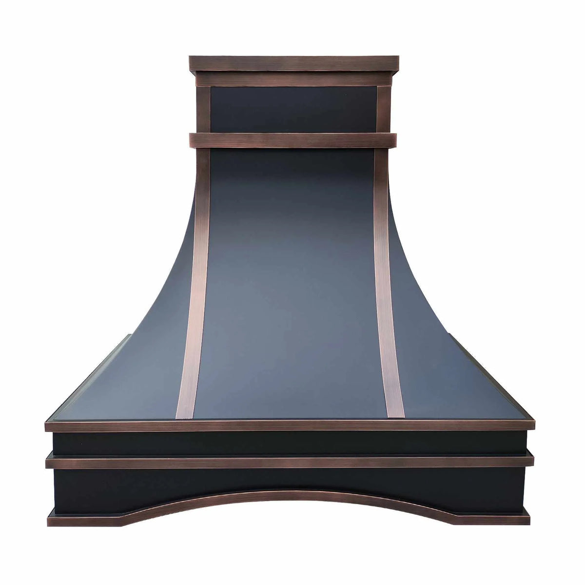 Fobest Custom Copper Range Hood with Arched Bottom FCP-201-Copper Range Hood-Fobest
