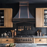 Fobest Custom Copper Range Hood with Arched Bottom FCP-201-Copper Range Hood-Fobest