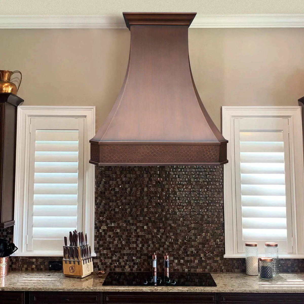 Fobest Custom Copper Range Hood with Classic Design FCP-53-Copper Range Hood-Fobest