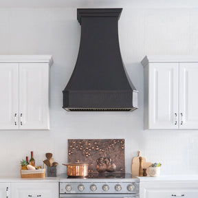 Fobest Custom Copper Range Hood with Dark Finish FCP-55-Copper Range Hood-Fobest