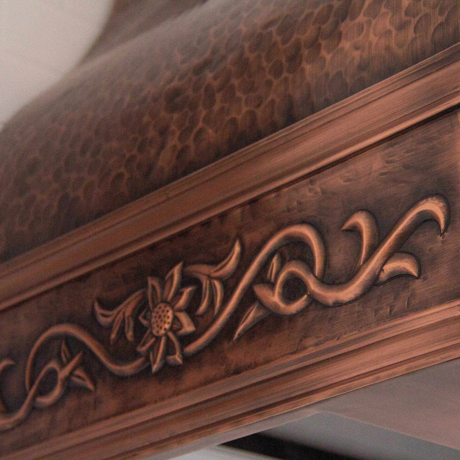 Fobest Custom Copper Range Hood with Handmade Apron FCP-74-Copper Range Hood-Fobest