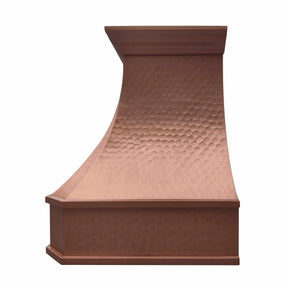 Fobest Custom Copper Range Hood with Light Hammered Texture FCP-206-Copper Range Hood-Fobest