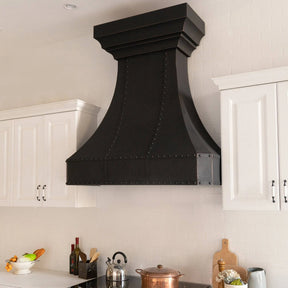 Fobest Custom Copper Range Hood with Retro Crown FCP-71-Copper Range Hood-Fobest