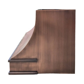 Fobest Custom Copper Range Hood with Sloped Design FCP-100-Copper Range Hood-Fobest