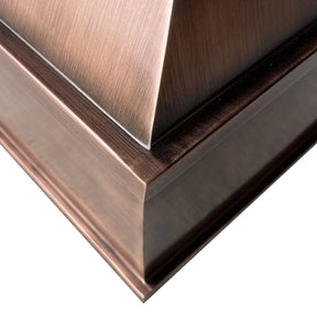 Fobest Custom Copper Range Hood with Smooth Texture FCP-49-Copper Range Hood-Fobest