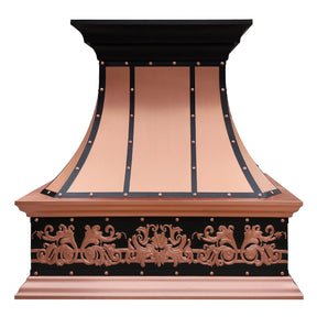 Fobest Custom Copper Range Hood with Vintage Design FCP-226-Copper Range Hood-Fobest