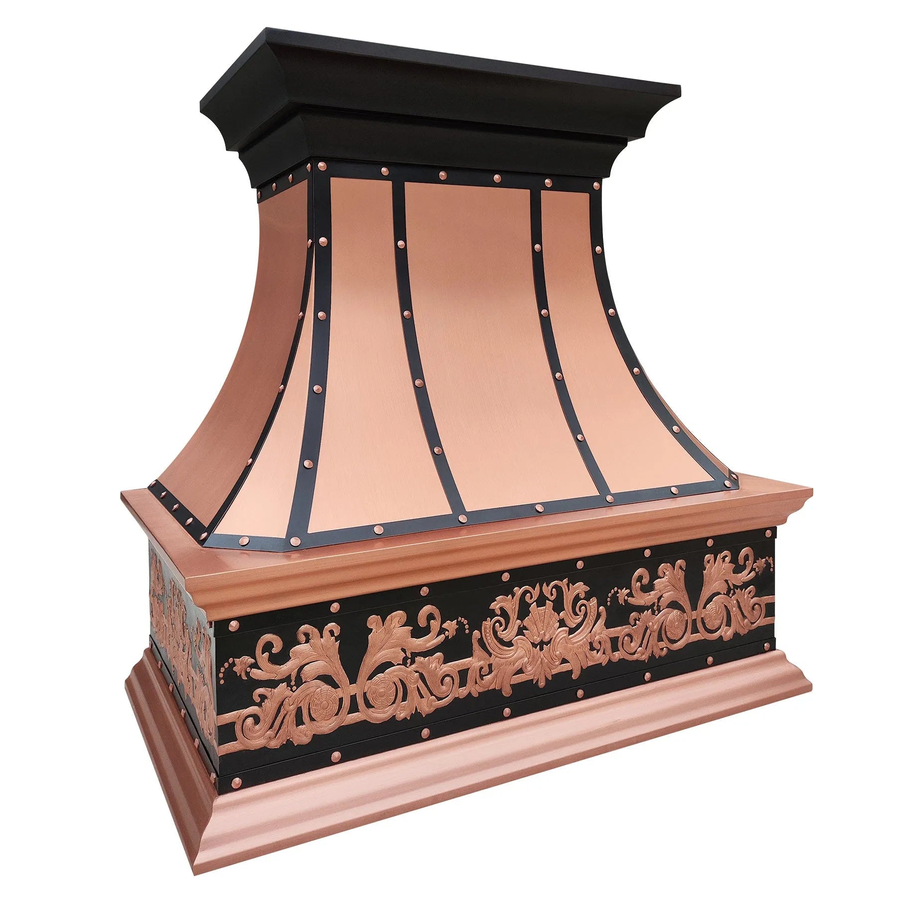 Fobest Custom Copper Range Hood with Vintage Design FCP-226-Copper Range Hood-Fobest