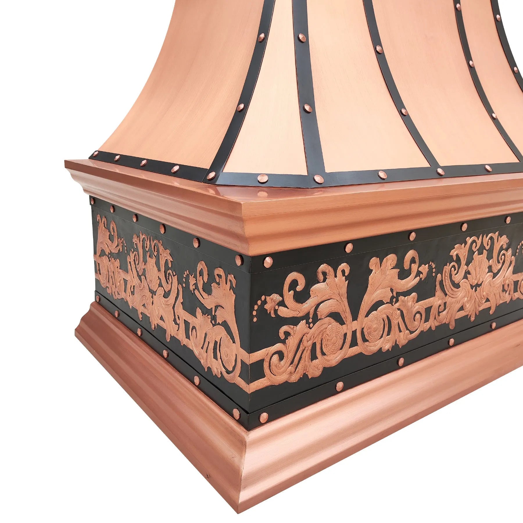 Fobest Custom Copper Range Hood with Vintage Design FCP-226-Copper Range Hood-Fobest