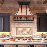 Fobest Custom Copper Range Hood with Vintage Design FCP-226-Copper Range Hood-Fobest