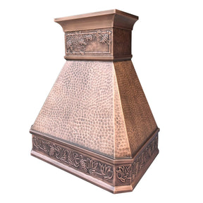 Fobest Custom Copper Range Hood with Vintage Design FCP-32-Copper Range Hood-Fobest