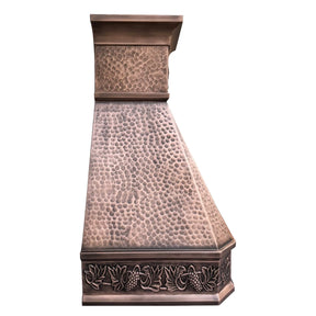 Fobest Custom Copper Range Hood with Vintage Design FCP-32-Copper Range Hood-Fobest