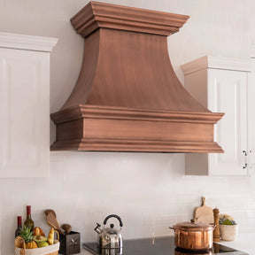 Fobest Custom Copper Range Hood with Vintage Design FCP-36-Copper Range Hood-Fobest
