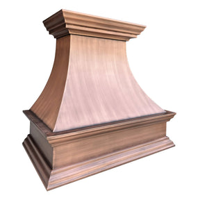 Fobest Custom Copper Range Hood with Vintage Design FCP-36-Copper Range Hood-Fobest