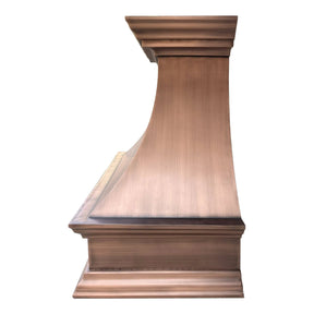 Fobest Custom Copper Range Hood with Vintage Design FCP-36-Copper Range Hood-Fobest
