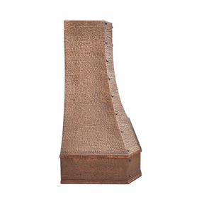 Fobest Custom Copper Range Hood with Vintage Hammer Finish FCP-116-Copper Range Hood-Fobest