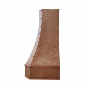 Fobest Custom Copper Range Hood with Vintage Hammer Finish FCP-116-Copper Range Hood-Fobest