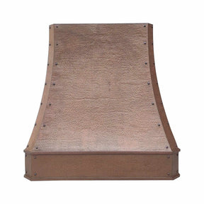 Fobest Custom Copper Range Hood with Vintage Hammer Finish FCP-116-Copper Range Hood-Fobest