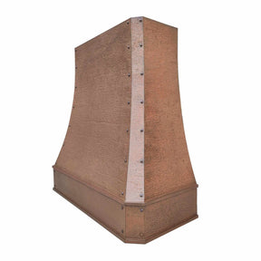 Fobest Custom Copper Range Hood with Vintage Hammer Finish FCP-116-Copper Range Hood-Fobest