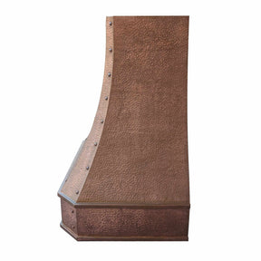 Fobest Custom Copper Range Hood with Vintage Hammer Finish FCP-116-Copper Range Hood-Fobest