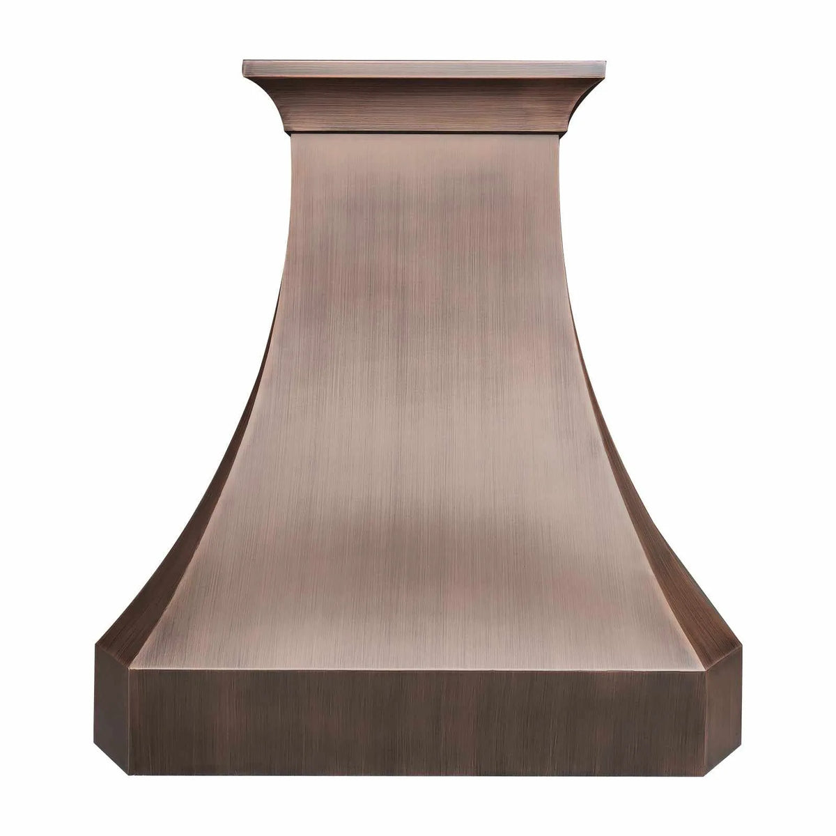 Fobest Custom Copper Vent Hood with Smooth Antique Finish FCP-144-Copper Range Hood-Fobest