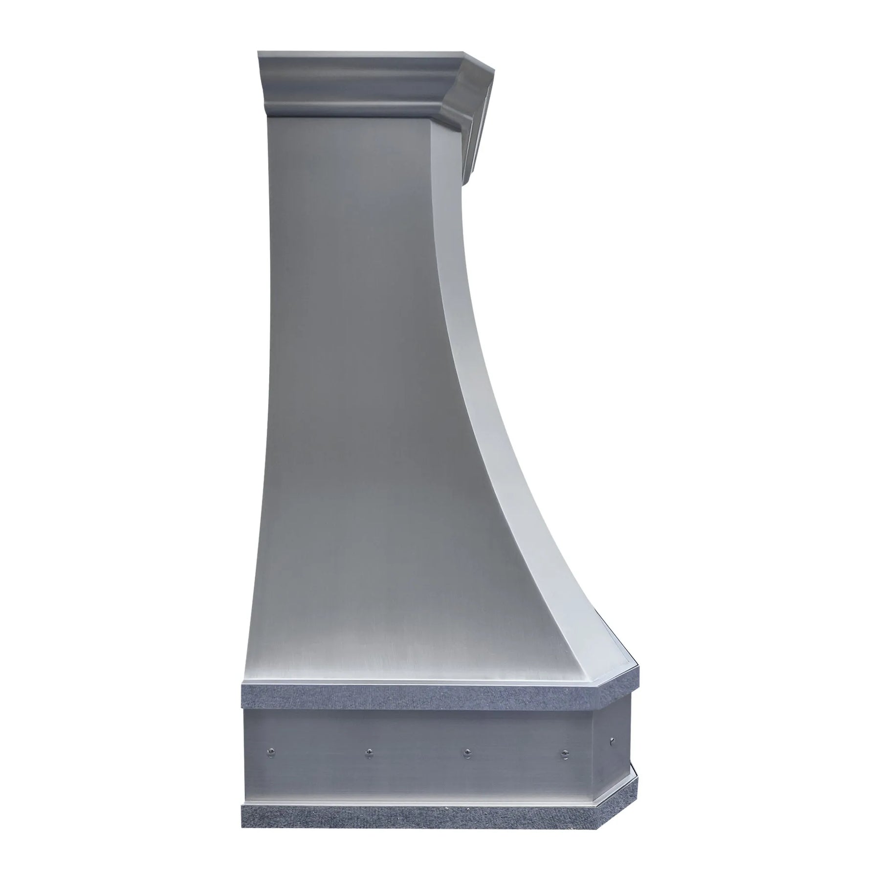 Fobest Custom Curved Stainless Steel Kitchen Hood with Cornered Crown FSS-111-Stainless Steel Range Hood-Fobest