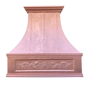 Fobest Custom Hammered Copper Stove Hood FCP-48-Copper Range Hood-Fobest