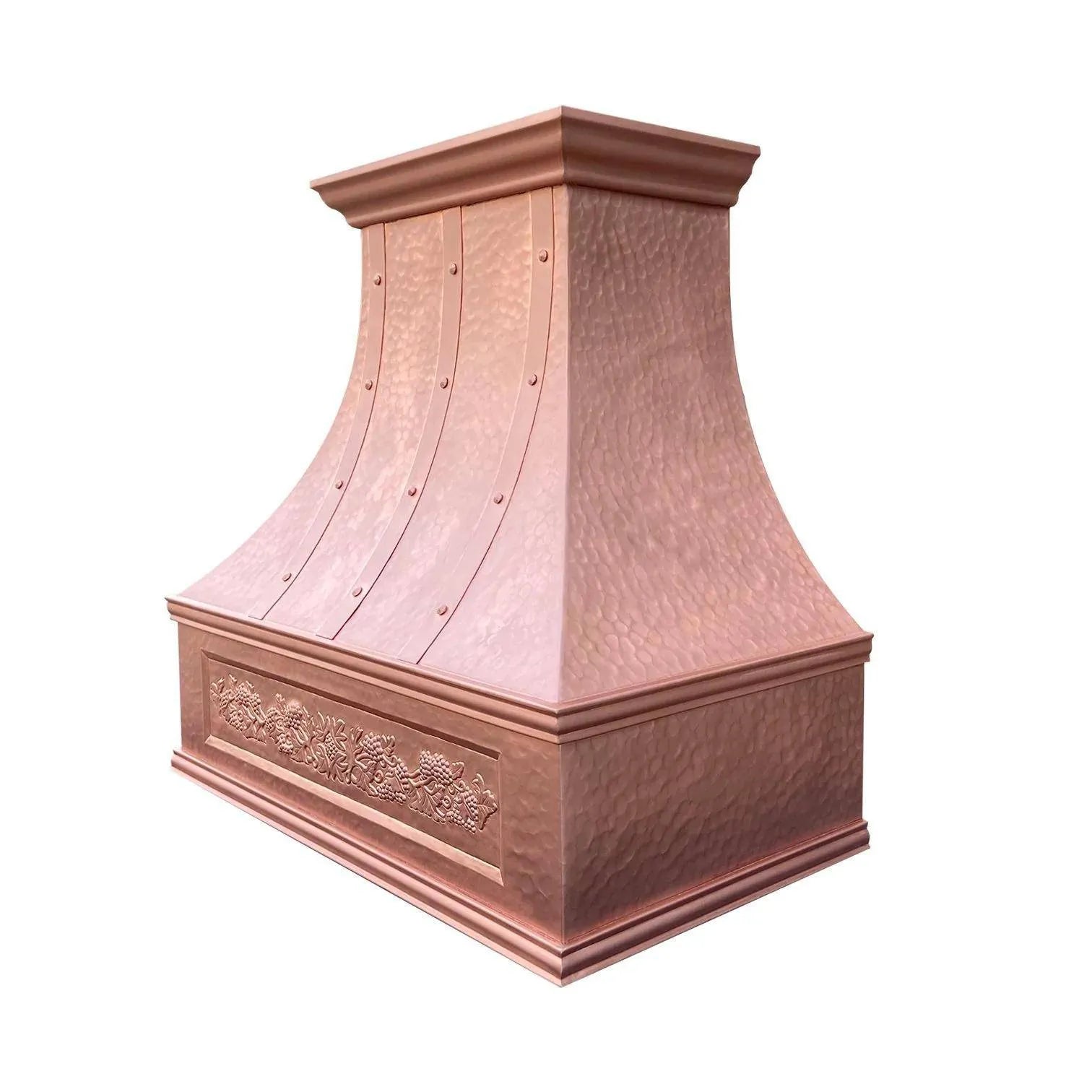 Fobest Custom Hammered Copper Stove Hood FCP-48-Copper Range Hood-Fobest