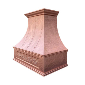 Fobest Custom Hammered Copper Stove Hood FCP-48-Copper Range Hood-Fobest