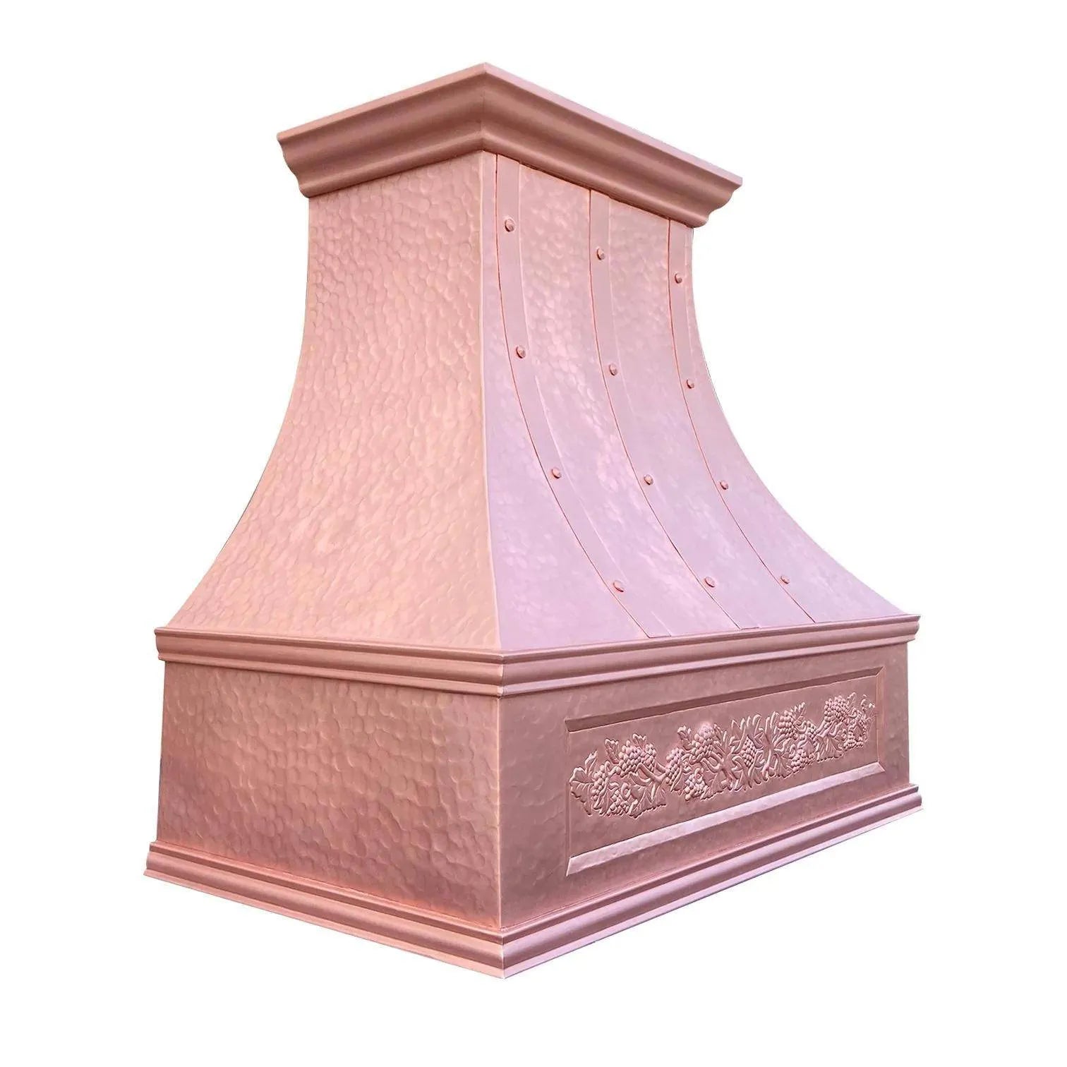 Fobest Custom Hammered Copper Stove Hood FCP-48-Copper Range Hood-Fobest