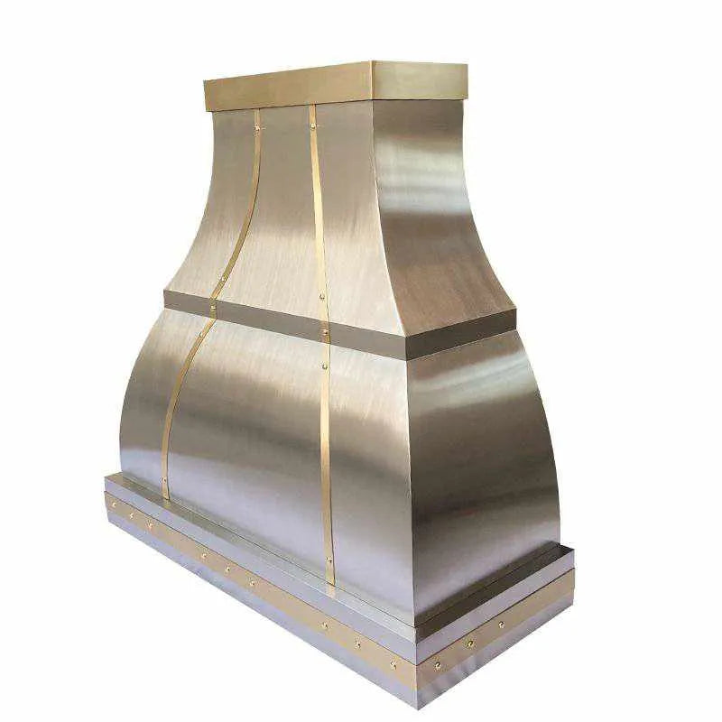 Fobest Custom Kitchen Hood Stainless Steel Finish with Bell Shape FSS-3-Stainless Steel Range Hood-Fobest