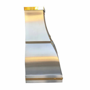 Fobest Custom Kitchen Hood Stainless Steel Finish with Bell Shape FSS-3-Stainless Steel Range Hood-Fobest