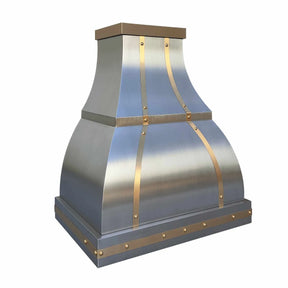 Fobest Custom Kitchen Hood Stainless Steel Finish with Bell Shape FSS-3-Stainless Steel Range Hood-Fobest
