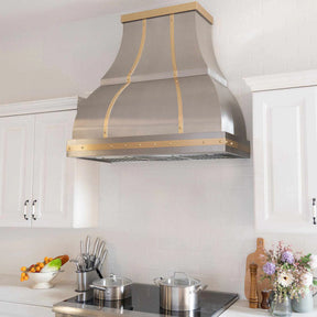 Fobest Custom Kitchen Hood Stainless Steel Finish with Bell Shape FSS-3-Stainless Steel Range Hood-Fobest