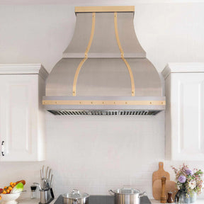 Fobest Custom Kitchen Hood Stainless Steel Finish with Bell Shape FSS-3-Stainless Steel Range Hood-Fobest