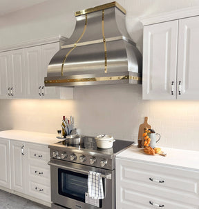 Fobest Custom Kitchen Hood Stainless Steel Finish with Bell Shape FSS-3-Stainless Steel Range Hood-Fobest