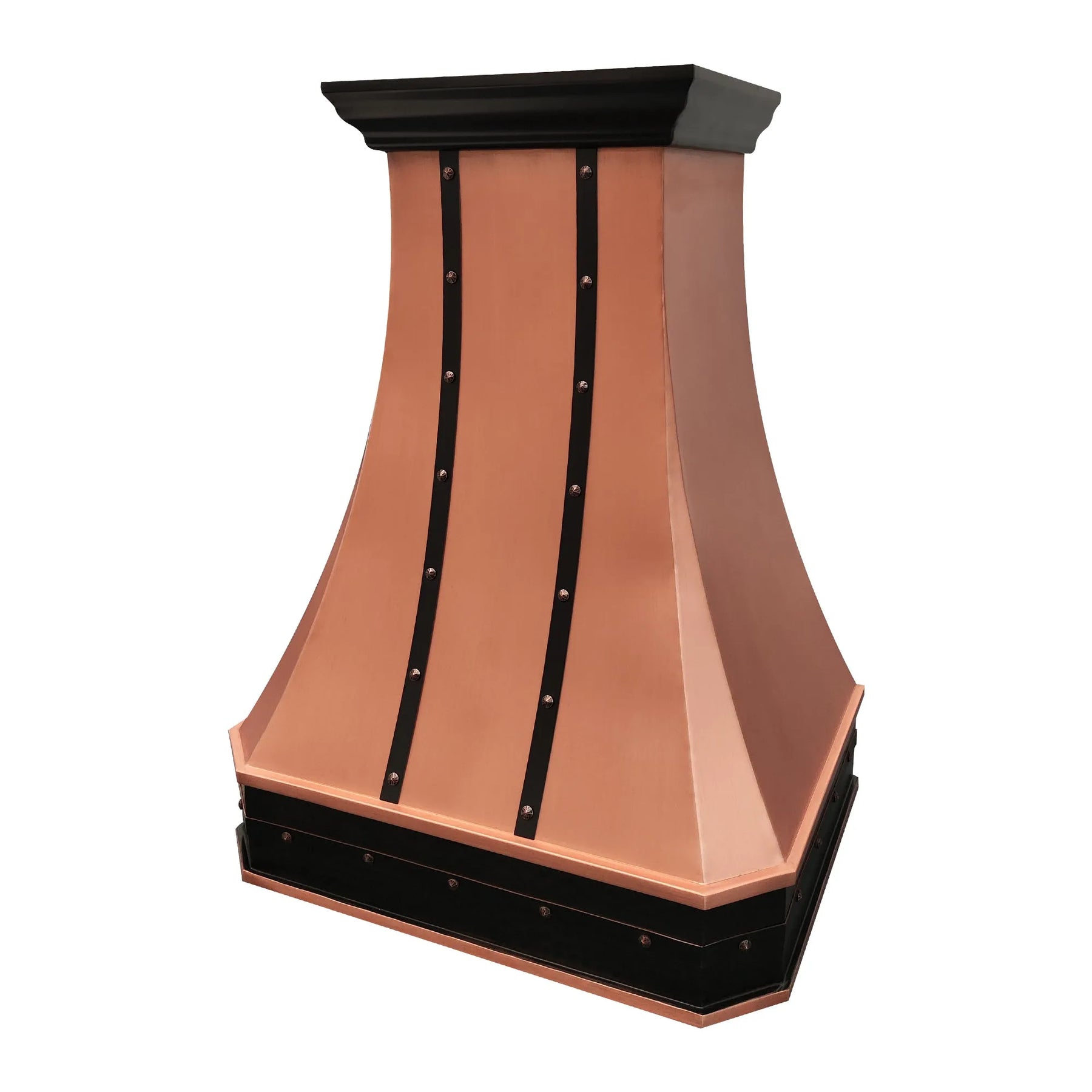 Fobest Custom Kitchen Vent Hood with Copper Dark Finish FCP-299