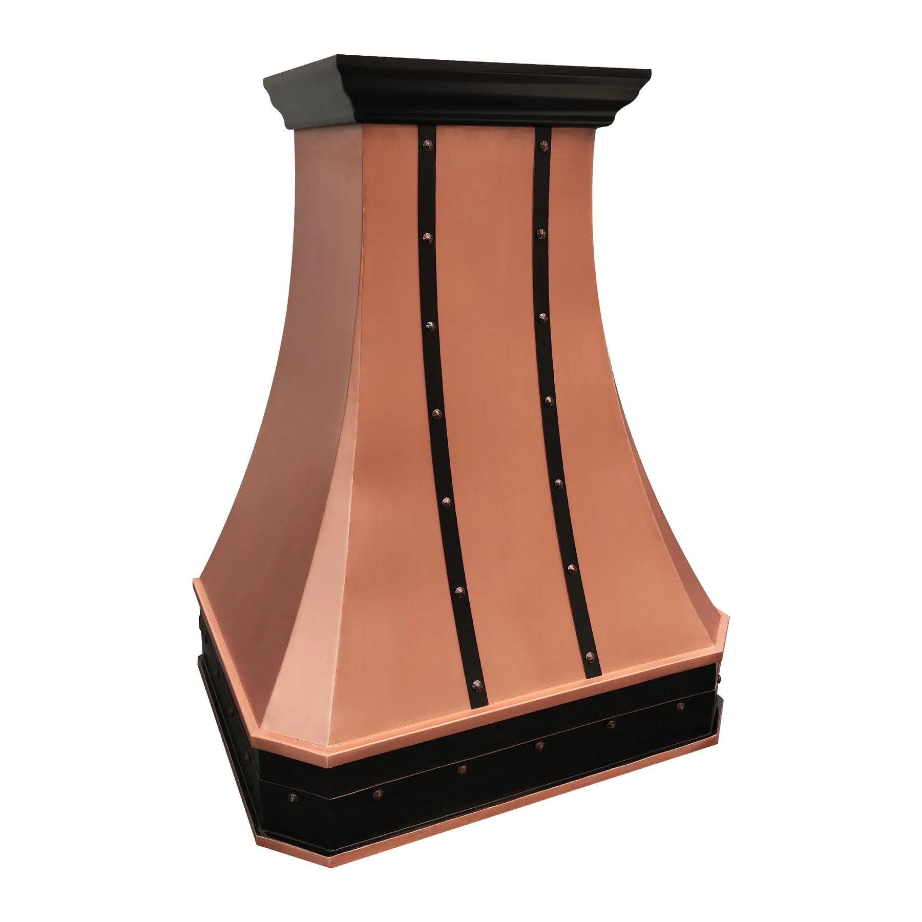 Fobest Custom Kitchen Vent Hood with Copper Dark Finish FCP-299