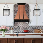 Fobest Custom Kitchen Vent Hood with Copper Dark Finish FCP-299