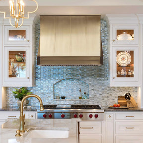 Fobest Custom Range Hood Brass Finish FSS-310-Stainless Steel Range Hood-Fobest