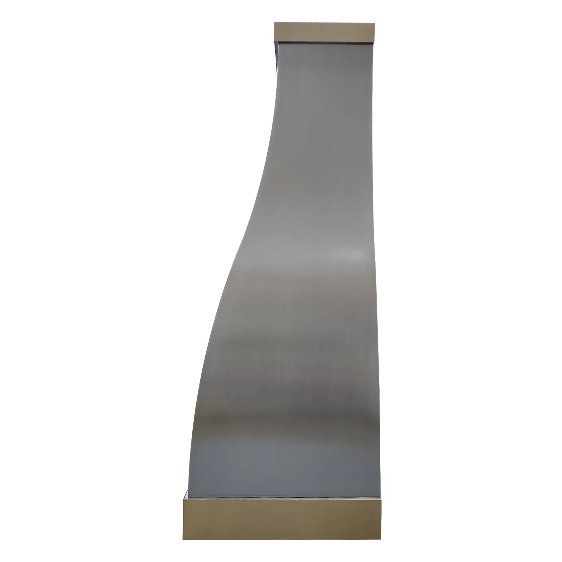 Fobest Custom Range Hood Stainless Steel with Brass Accent FSS-340-Stainless Steel Range Hood-Fobest
