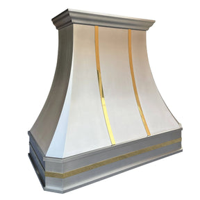 Fobest Custom Range Hood Stainless Steel with Classic Design FSS-6-Stainless Steel Range Hood-Fobest