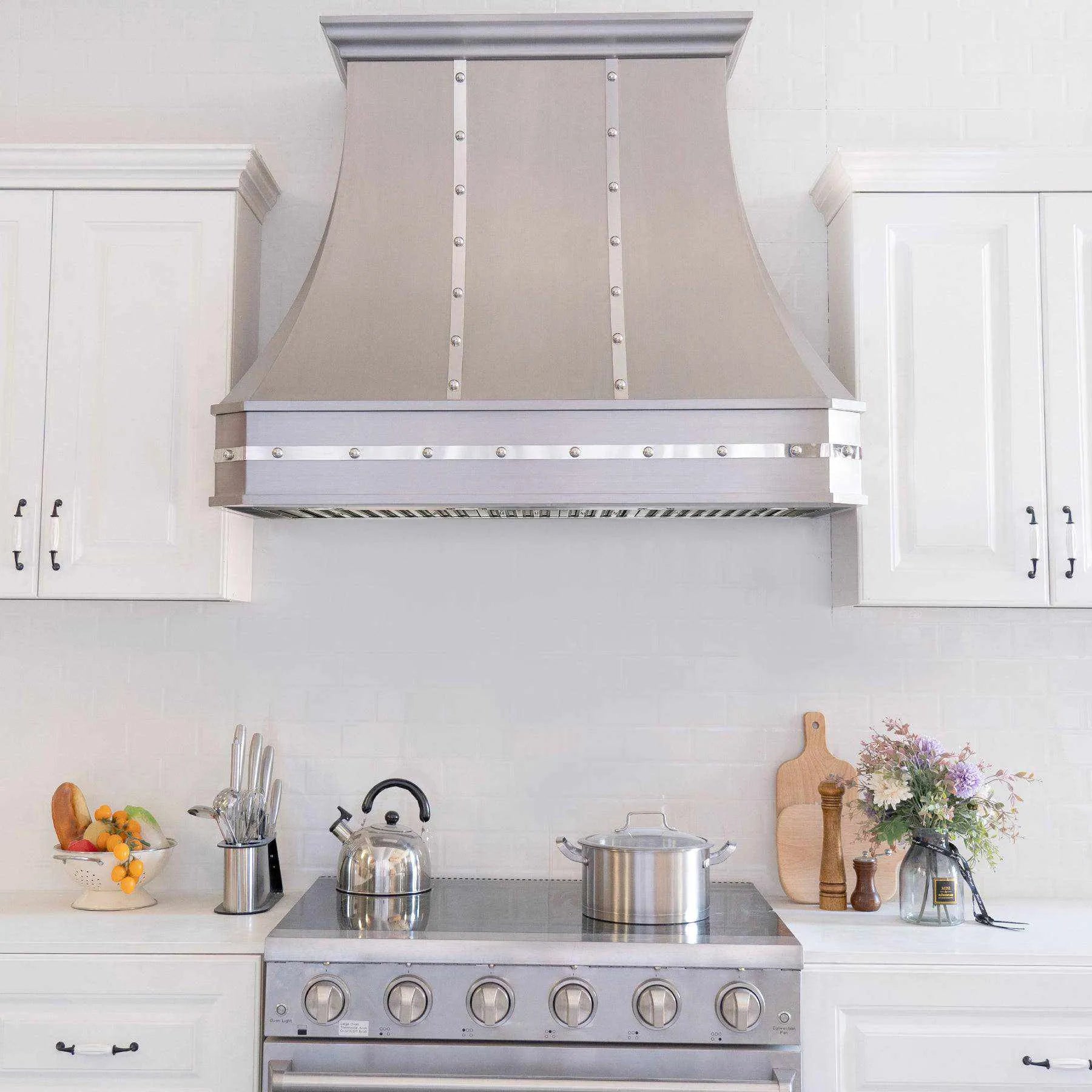Fobest Custom Range Hood Stainless Steel with Classic Design FSS-6-Stainless Steel Range Hood-Fobest