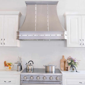 Fobest Custom Range Hood Stainless Steel with Classic Design FSS-6-Stainless Steel Range Hood-Fobest